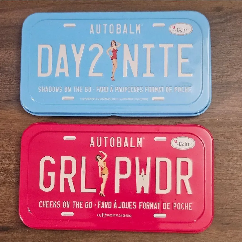 THE BALM autobalm Day2Nite & GRL PWDR Shadow Palettes